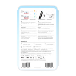 Dus dentar Oclean AirPump A10, 3 moduri, 2 duze, 40 zile autonomie, IPX7, USB-C, Gri