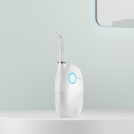 Dus dentar Oclean AirPump A10, 3 moduri, 2 duze, 40 zile autonomie, IPX7, USB-C, Gri