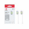 Set 2 capete de schimb pentru periuta de dinti electrica Oclean Professional Clean, dur, Peri DuPont, Ingrijirea limbii, Alb