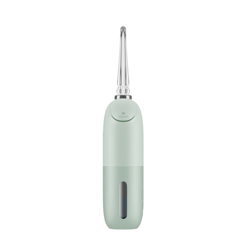 Irigator dentar Oclean AirPump A10, 3 moduri, 2 duze, 40 zile autonomie, IPX7, USB-C, Verde
