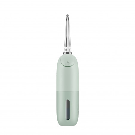 Irigator dentar Oclean AirPump A10, 3 moduri, 2 duze, 40 zile autonomie, IPX7, USB-C, Verde