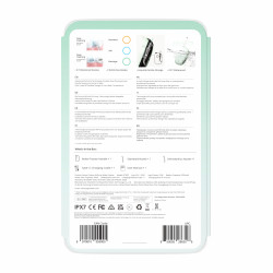 Irigator dentar Oclean AirPump A10, 3 moduri, 2 duze, 40 zile autonomie, IPX7, USB-C, Verde