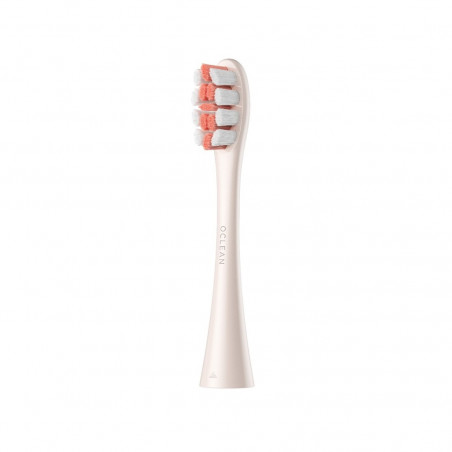 Set 2 capete de schimb pentru periuta de dinti electrica Oclean Professional Clean, Hard, Perii DuPont, Ingrijirea limbii, Aurie