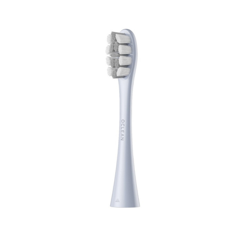 Set 2 capete de schimb pentru periuta de dinți electrica Oclean Professional Clean Brush Head, Hard, Peri DuPont, Ingrijirea limbii, Argintiu