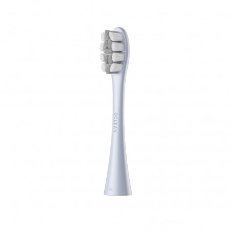 Set 2 capete de schimb pentru periuta de dinți electrica Oclean Professional Clean Brush Head, Hard, Peri DuPont, Ingrijirea limbii, Argintiu
