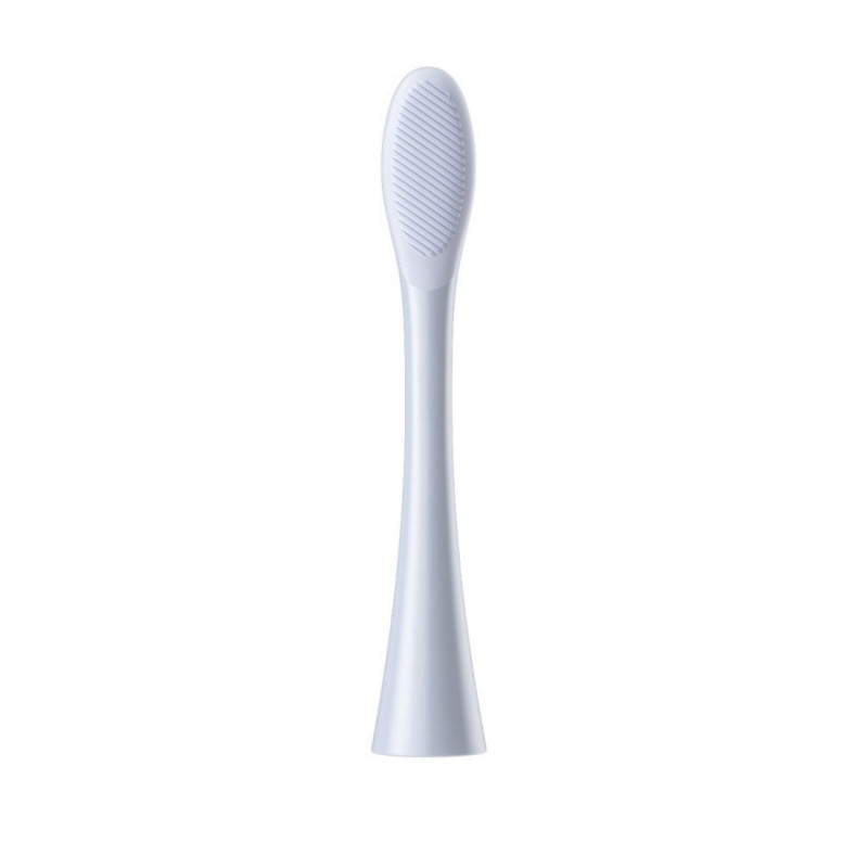 Set 2 capete de schimb pentru periuta de dinți electrica Oclean Professional Clean Brush Head, Hard, Peri DuPont, Ingrijirea limbii, Argintiu