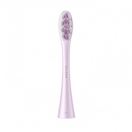 Set 2 capete de schimb pentru periuta de dinti electrica Oclean Professional Clean, Hard, Peri DuPont, Ingrijirea limbii, Violet