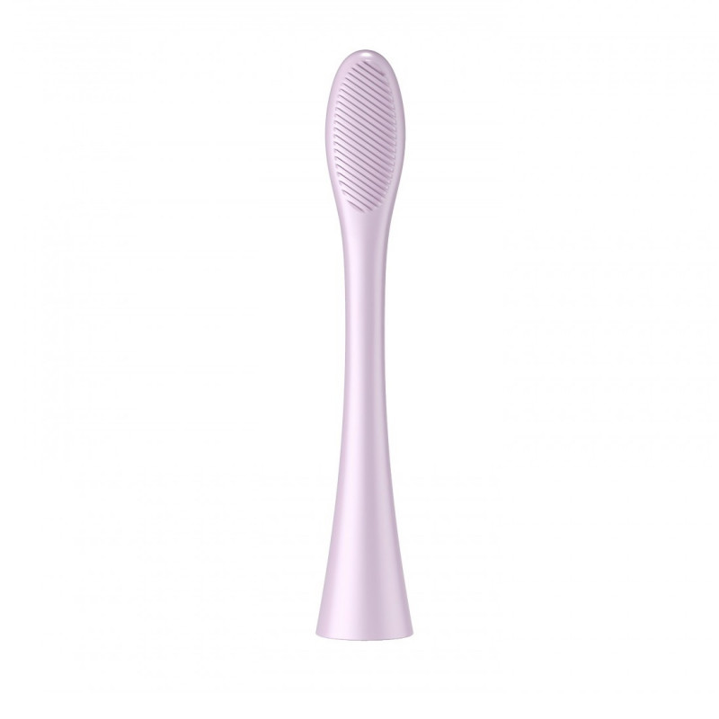 Set 2 capete de schimb pentru periuta de dinti electrica Oclean Professional Clean, Hard, Peri DuPont, Ingrijirea limbii, Violet