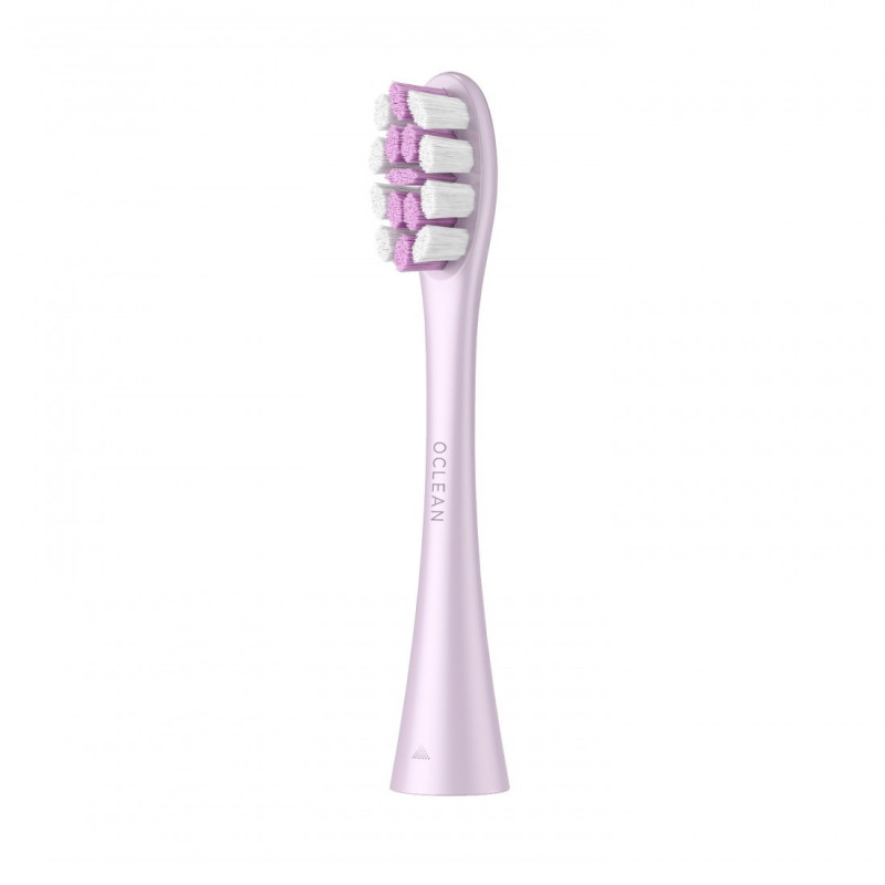Set 2 capete de schimb pentru periuta de dinti electrica Oclean Professional Clean, Hard, Peri DuPont, Ingrijirea limbii, Violet
