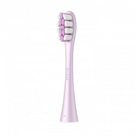 Set 2 capete de schimb pentru periuta de dinti electrica Oclean Professional Clean, Hard, Peri DuPont, Ingrijirea limbii, Violet