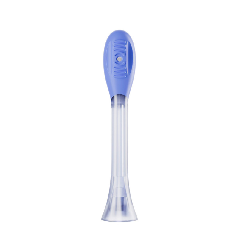 Set 2 capete de rezerva pentru periuta de dinti Oclean Easy Clean P1K1, Hard, Strat de silicon, Albastru