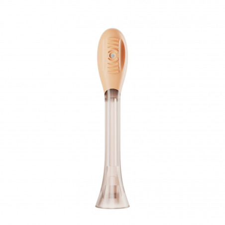 Set 2 capete de schimb pentru periuta de dinti Oclean Easy Clean P1K2, Tare, Acoperire cu silicon, Portocaliu