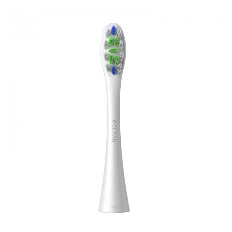 Set 6 capete de schimb pentru periuta de dinti electrica Oclean Professional Clean, dur, Peri DuPont, Ingrijirea limbii, Alb