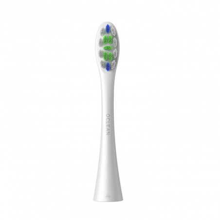 Set 6 capete de schimb pentru periuta de dinti electrica Oclean Professional Clean, dur, Peri DuPont, Ingrijirea limbii, Alb
