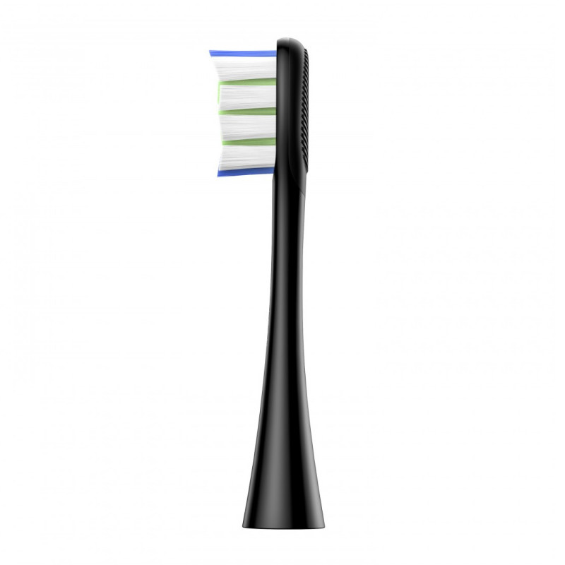 Set 6 capete de schimb pentru periuta de dinti electrica Oclean Professional Clean Brush Head, dur, Peri DuPont, Ingrijirea limbii, Negru
