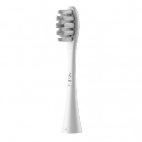 Set 2 capete de inlocuire pentru periuta de dinti electrica Oclean Gum Care, Peri moi, Cu varf dublu, Alb