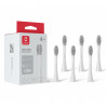 Set 6 capete de schimb pentru periuta de dinti electrica Oclean Gum Care, Peri moi, Cu varf dublu, Alb