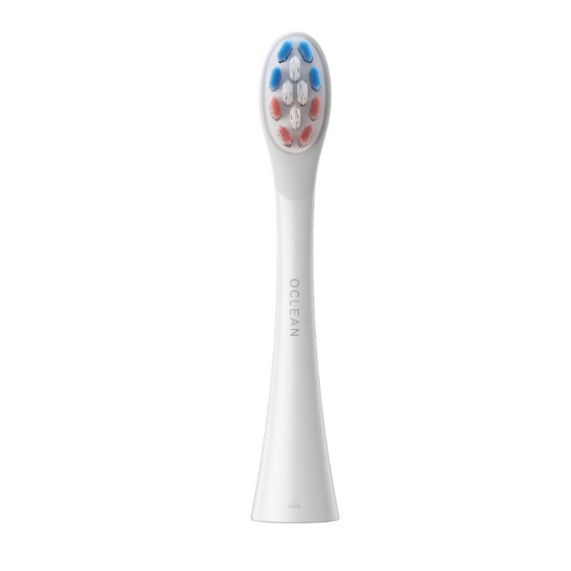 Set 2 capete de schimb pentru periuta de dinti electrica Oclean Delicate Care, Moale, pentru copii, DuPont Fiber cu fluorura, Alb