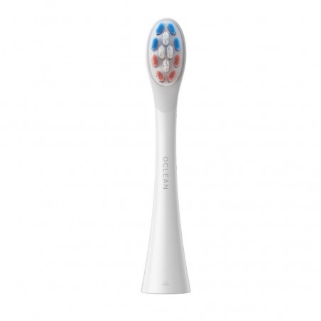 Set 2 capete de schimb pentru periuta de dinti electrica Oclean Delicate Care, Moale, pentru copii, DuPont Fiber cu fluorura, Alb