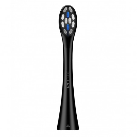 Set 6 capete de schimb pentru periuta de dinti electrica Oclean Delicate Care, Moale, Pentru copii, DuPont Fiber cu fluorura, Negru