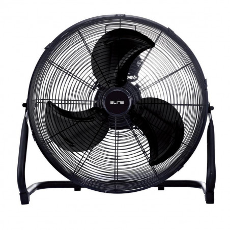 Ventilator de podea Elite YFL-0319BL, 65W, 35.5cm, 3 viteze, 3 pale, Negru