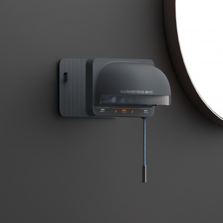 Sterilizator pentru periute de dinti Oclean S1, 0.7W, Mod automat, 1000 mAh, 99.9% eficienta, Autonomie 20 zile, USB-C, Gri