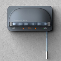 Sterilizator pentru periute de dinti Oclean S1, 0.7W, Mod automat, 1000 mAh, 99.9% eficienta, Autonomie 20 zile, USB-C, Gri