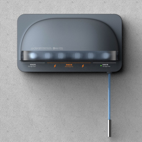 Sterilizator pentru periute de dinti Oclean S1, 0.7W, Mod automat, 1000 mAh, 99.9% eficienta, Autonomie 20 zile, USB-C, Gri