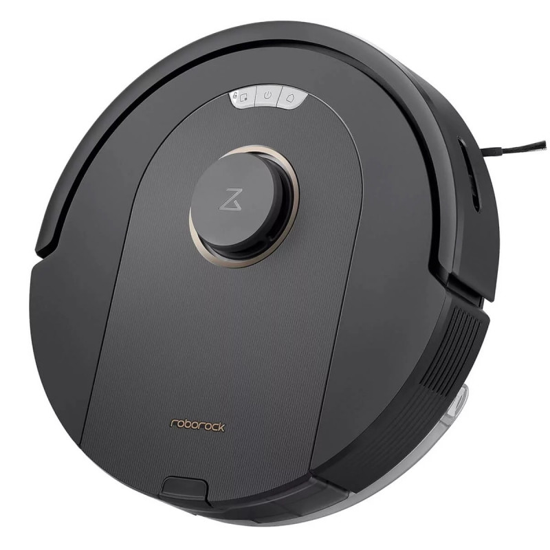 Aspirator robot Roborock Q5 Pro, 59W, 5500 Pa, 770 ml, Wi-Fi, DuoRoller, Curatare uscata si umeda, PreciSense LiDAR, Control vocal, Negru