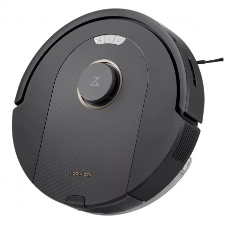Aspirator robot Roborock Q5 Pro, 59W, 5500 Pa, 770 ml, Wi-Fi, DuoRoller, Curatare uscata si umeda, PreciSense LiDAR, Control vocal, Negru