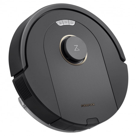 Aspirator robot Roborock Q5 Pro, 59W, 5500 Pa, 770 ml, Wi-Fi, DuoRoller, Curatare uscata si umeda, PreciSense LiDAR, Control vocal, Negru