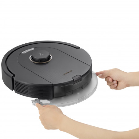 Aspirator robot Roborock Q5 Pro, 59W, 5500 Pa, 770 ml, Wi-Fi, DuoRoller, Curatare uscata si umeda, PreciSense LiDAR, Control vocal, Negru