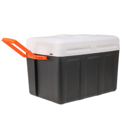 Lada frigorifica Adler AD 8090, 40 l, 58 W, 12/220/240V, Clasa climatica N, Izolatie C5H10, Gri
