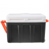 Lada frigorifica Adler AD 8090, 40 l, 58 W, 12/220/240V, Clasa climatica N, Izolatie C5H10, Gri