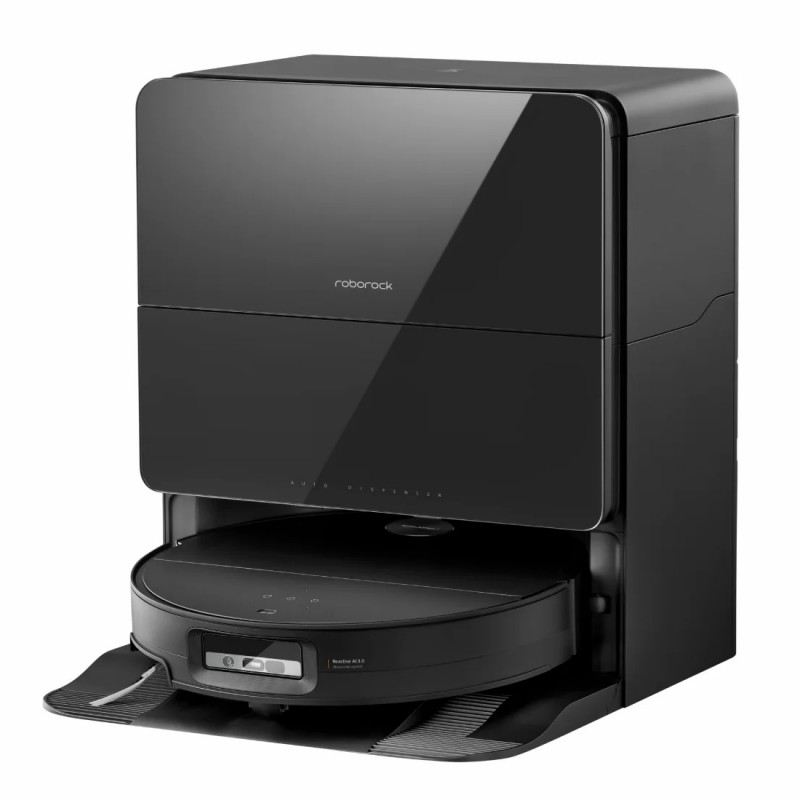 Aspirator robotic cu AI Roborock Saros 10, 65W, 22000 Pa, 270 ml, SMART, Curățare uscată și umedă, LiDAR, StarSight, 180 min autonomie, Negru