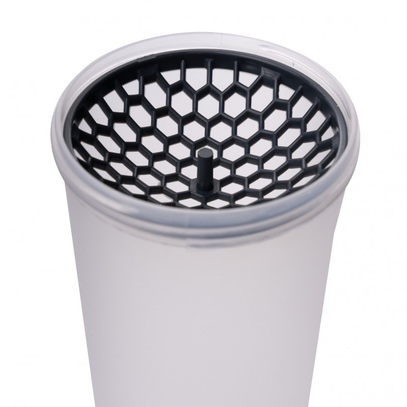 Sticla pentru apa Hermia 503HRN1167, 740 ml, Fara BPA, Plastic, Alb