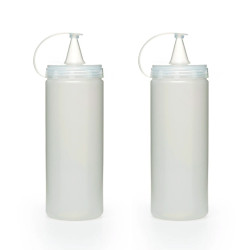 Set 2 recipinte pentru sosuri Hermia 283PLN1204, 2 piese, Plastic, Transparent