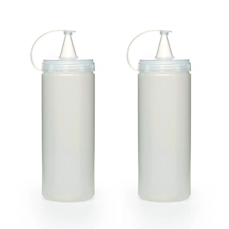 Set 2 recipinte pentru sosuri Hermia 283PLN1204, 2 piese, Plastic, Transparent