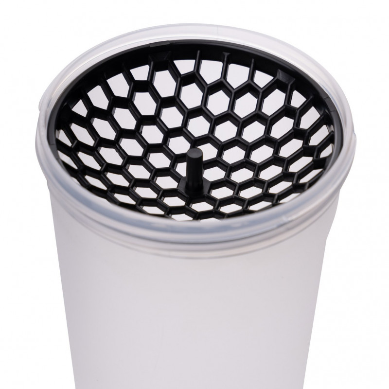 Sticla pentru apa Hermia 503HRN1165, 740 ml, Fara BPA, Plastic, Alb/Rosu