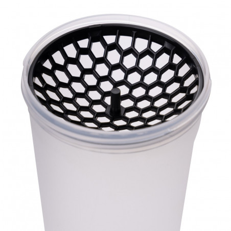 Sticla pentru apa Hermia 503HRN1165, 740 ml, Fara BPA, Plastic, Alb/Rosu
