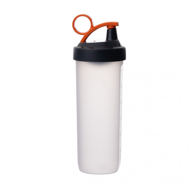 Sticlа pentru apa Hermia 503HRN1166, 740 ml, Fara BPA, Plastic, Alb/Portocaliu