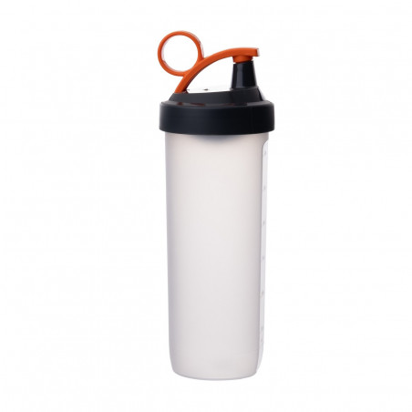 Sticlа pentru apa Hermia 503HRN1166, 740 ml, Fara BPA, Plastic, Alb/Portocaliu