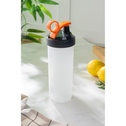 Sticlа pentru apa Hermia 503HRN1166, 740 ml, Fara BPA, Plastic, Alb/Portocaliu