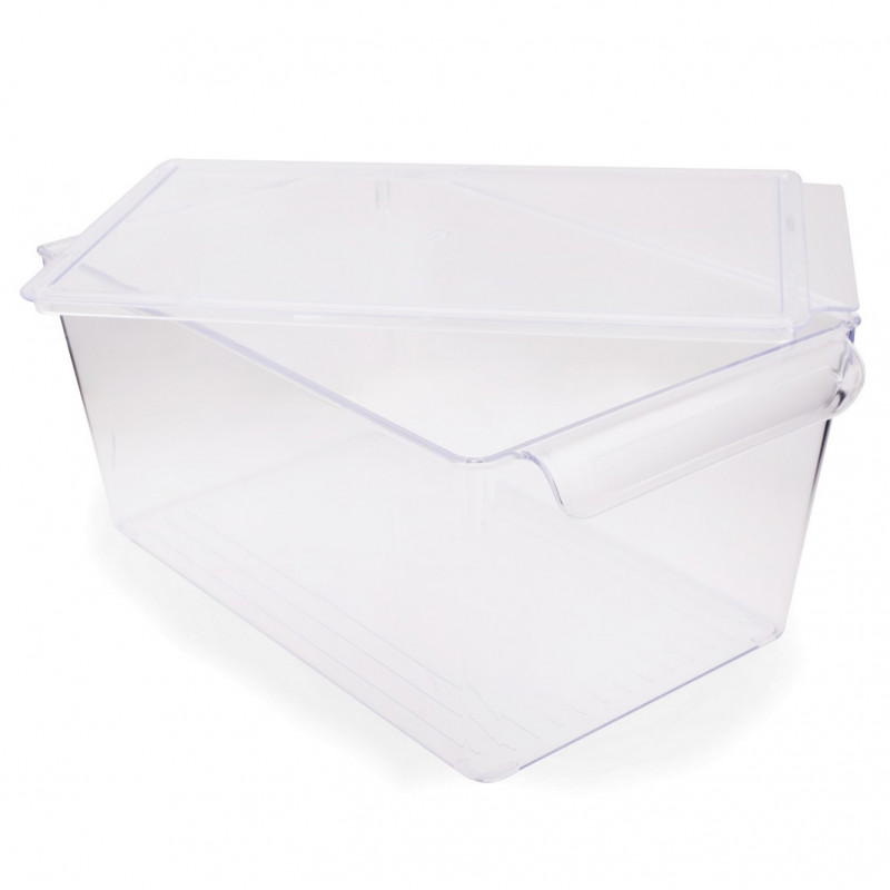 Set 3 Organizatoare de frigider Hermia 964FRM3417, 20x32.5x14 cm, FAra BPA, Plastic, Transparent