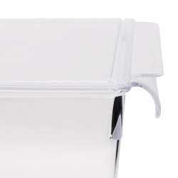 Set 3 Organizatoare de frigider Hermia 964FRM3417, 20x32.5x14 cm, FAra BPA, Plastic, Transparent