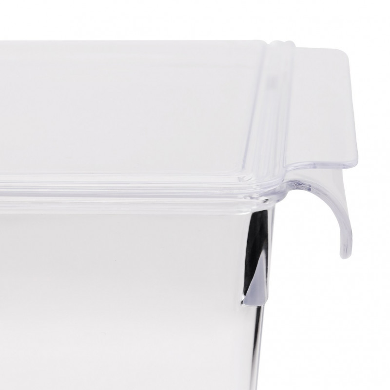 Set 3 Organizatoare de frigider Hermia 964FRM3417, 20x32.5x14 cm, FAra BPA, Plastic, Transparent