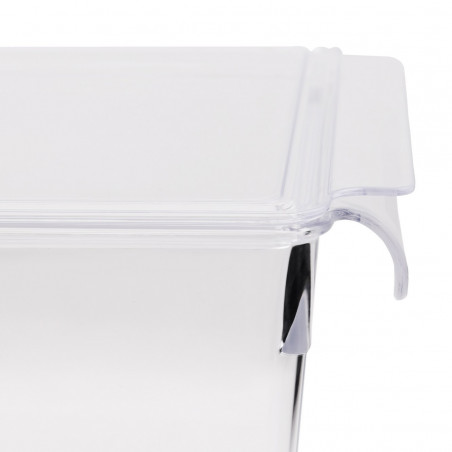 Set 3 Organizatoare de frigider Hermia 964FRM3417, 20x32.5x14 cm, FAra BPA, Plastic, Transparent
