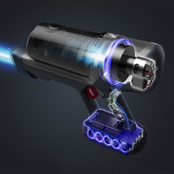 Aspirator vertical Rowenta X-Pert 6.60 Animal Care RH6878WO, 100W, 2 moduri, 0.6 litri, 85 dB, Autonomie 1 h, LED, Rosu/Negru