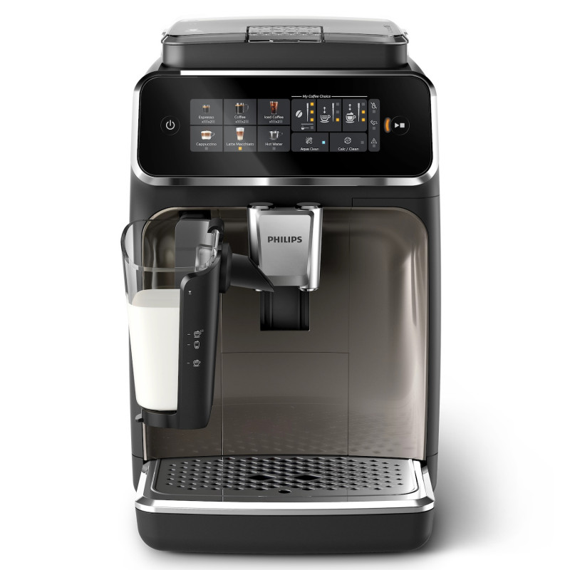 Espressor automat Philips EP3347/90 3300, 1500W, 15 bar, 1.8 L, 12 setari de macinare, SilentBrew, LatteGo, Ngeru