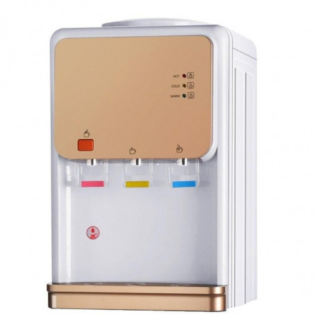 Dozator de apa cu compresor Elite WDC-2525W, R600a, 50-550W, 10-85°C, 3 robinete, Bej/Alb